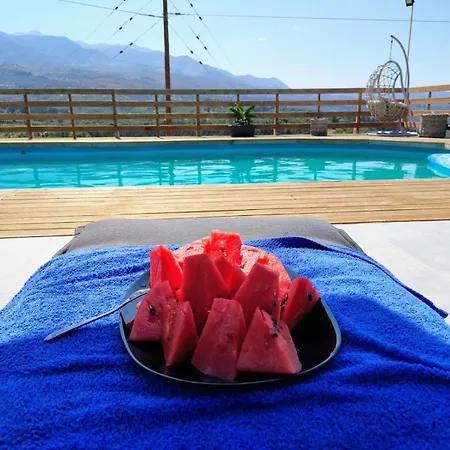 Vrisses Cretan Retreat -pool -mountain View
